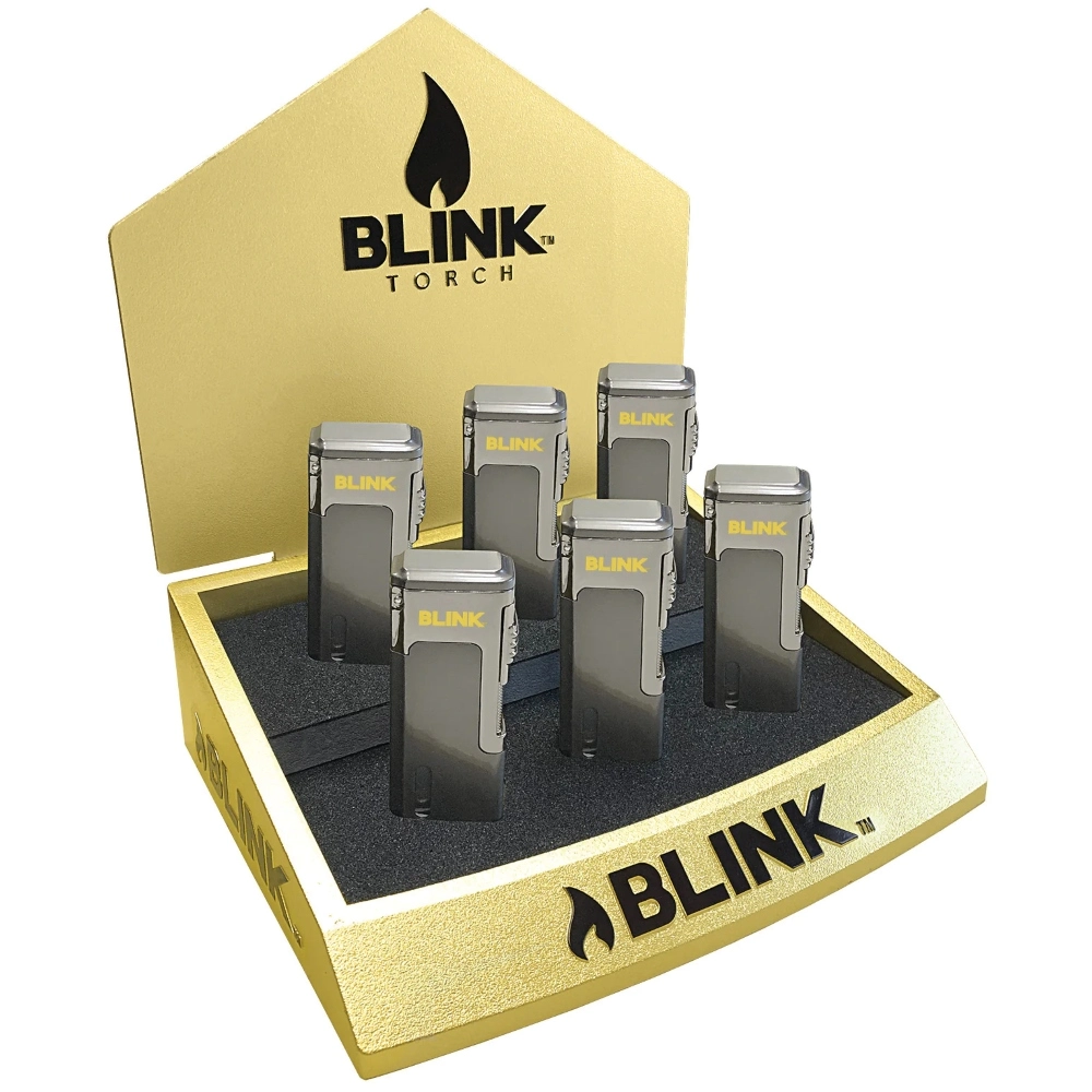 BLINK DYNAMITE FOUR FLAME TORCH - REFILABBLE-12CT DISPLAY