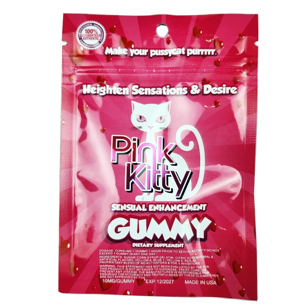 ENHANCEMENT GUMMIES PINK PUSSYCAT DOUBLE 24PK