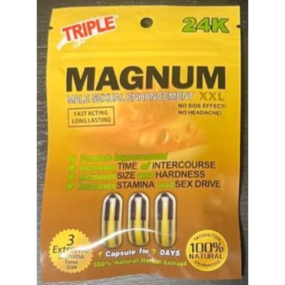 ENHANCEMENT MAGNUM 24K TRIPLE PILL 24 PER BOX