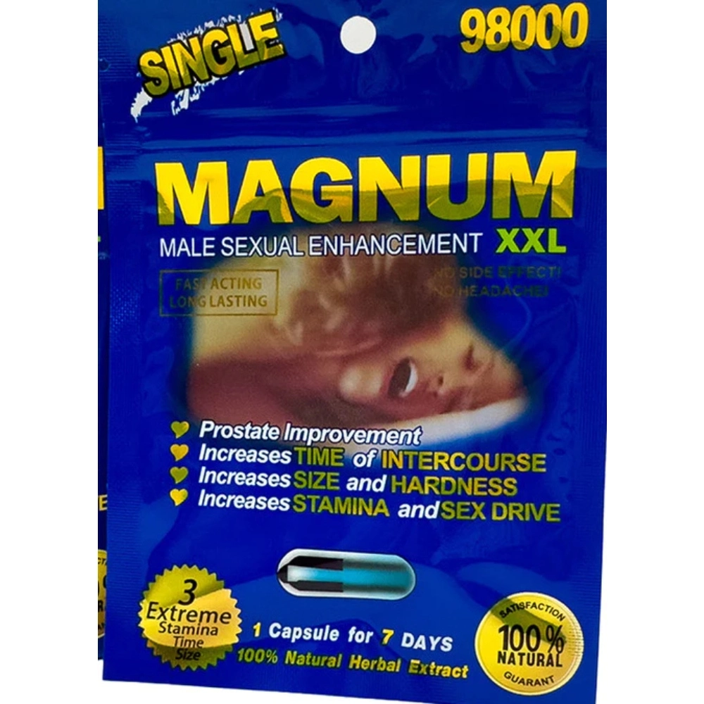 ENHANCEMENT MAGNUM XXL 98000MG RED SINGLE PILL 24 PER BOX