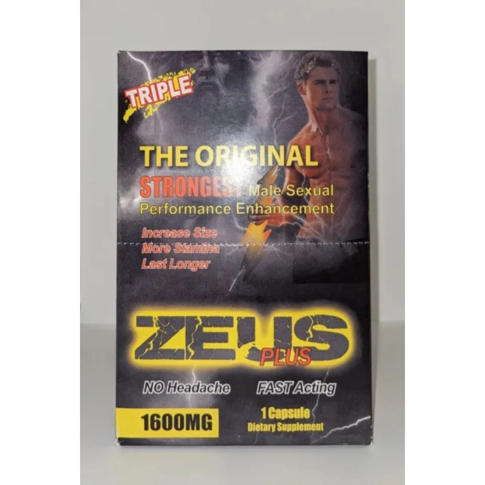 ENHANCEMENT ZEUS PLUS 1600MG TRIPLE PILL 24 PER BOX