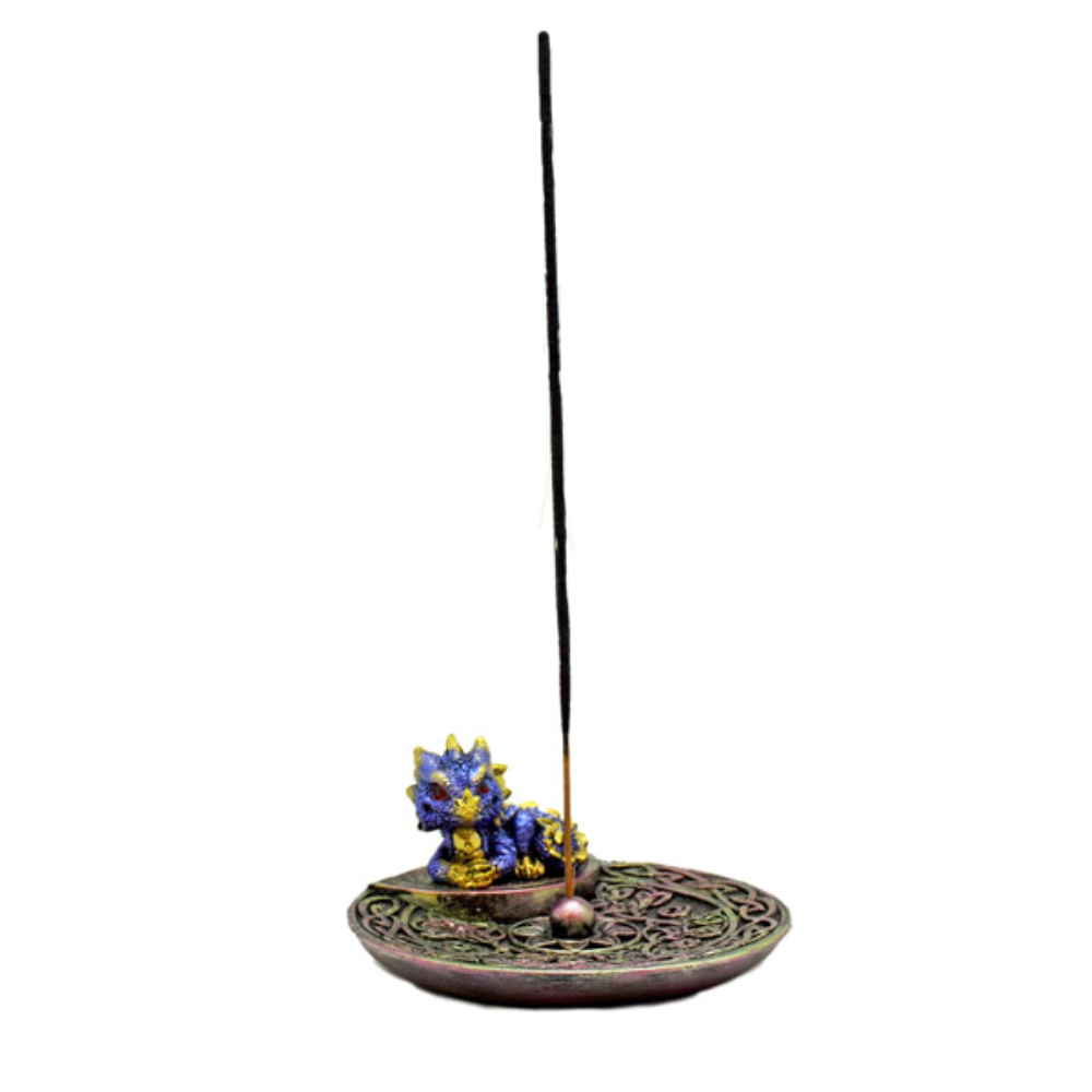 FG BLACK DAY OF THE DEAD CAT INCENSE BURNER