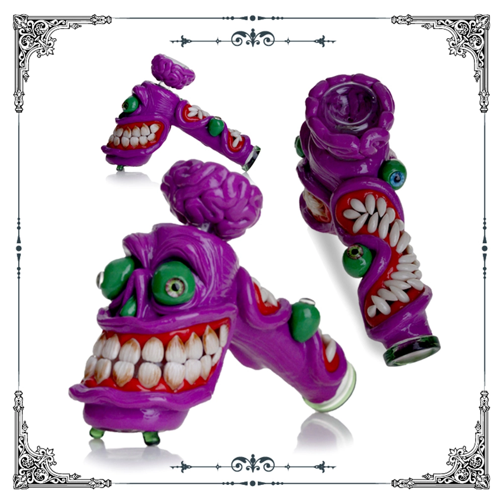 GLASS WATERPIPE 9.8" ASSORTED ONE EYE MONSTER 