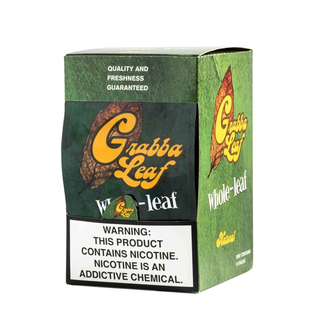 GRABBA LEAF WHOLE LEAF WRAPS 10PK GREEN