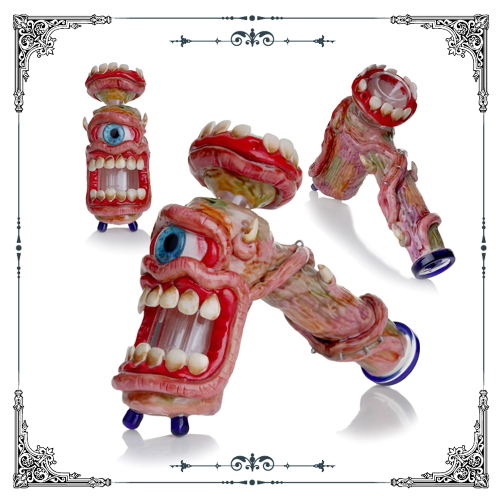 HAND BUBBLER MONSTER 3D DESIGN - SMILING MOUTH WITH EYE BOWL