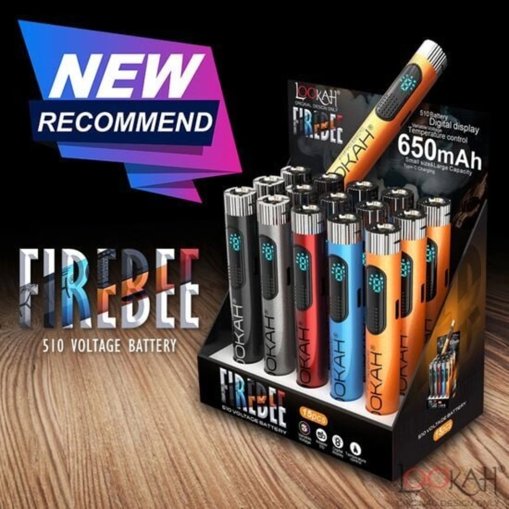 LOOKAH FIREBEE 510 VAPE PEN BATTERY 15PCS PACK