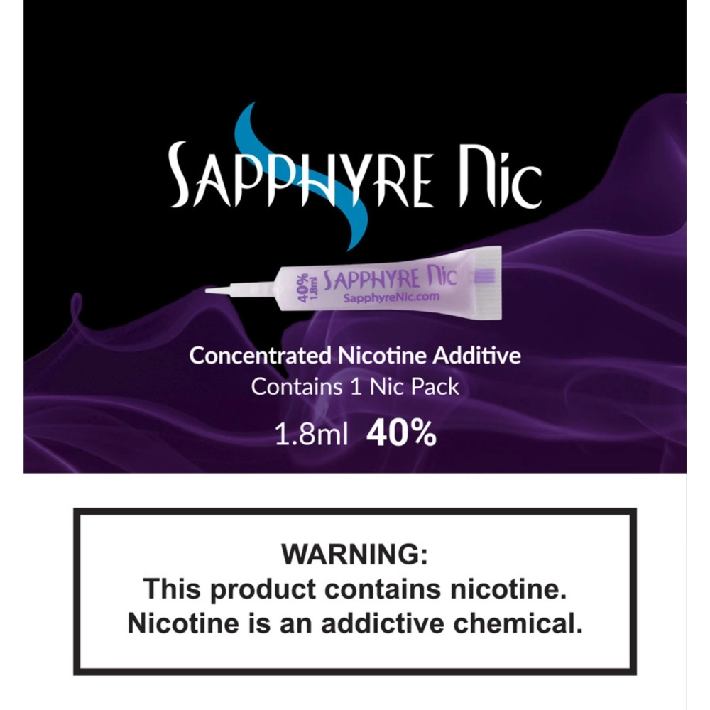 SAPPHYRE SALT NIC 45 CONCENTRATED 1.6ML NIC MIXING BOTTLE