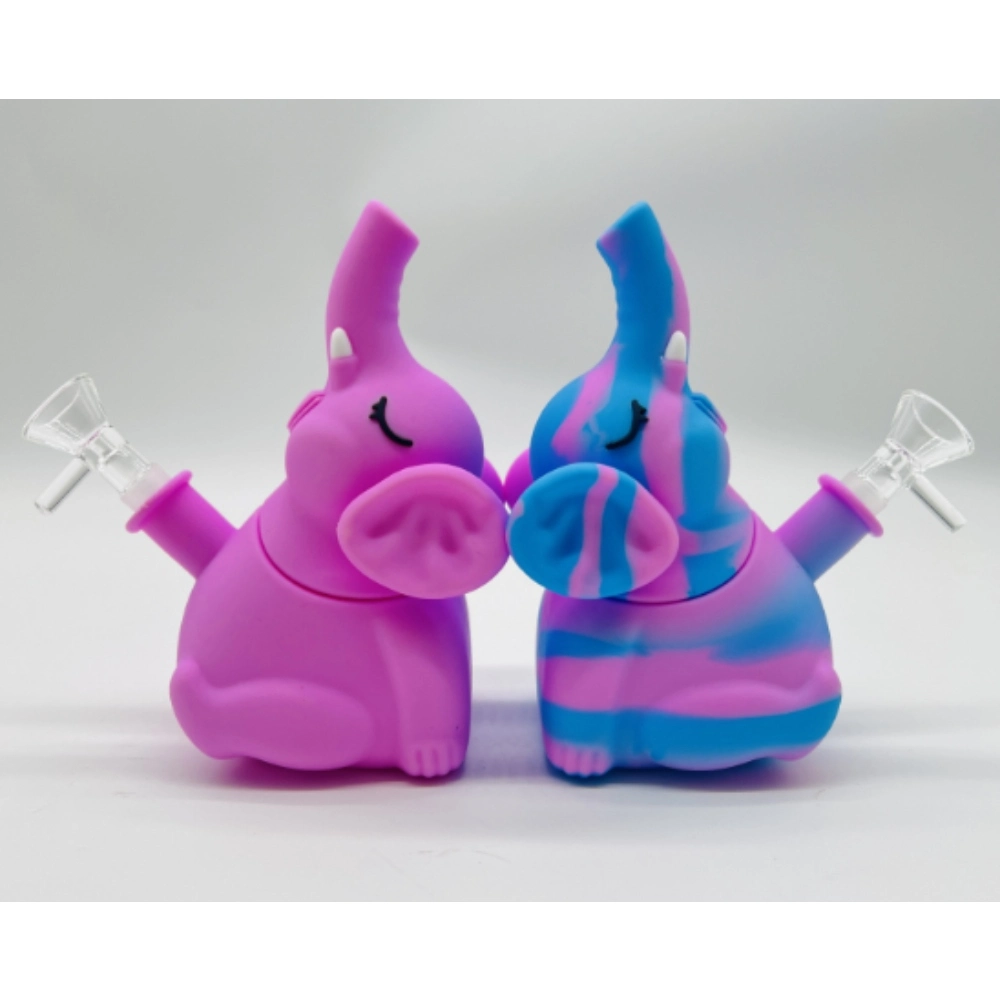 SILICONE HAND PIPE ELEPHANT SHAPE