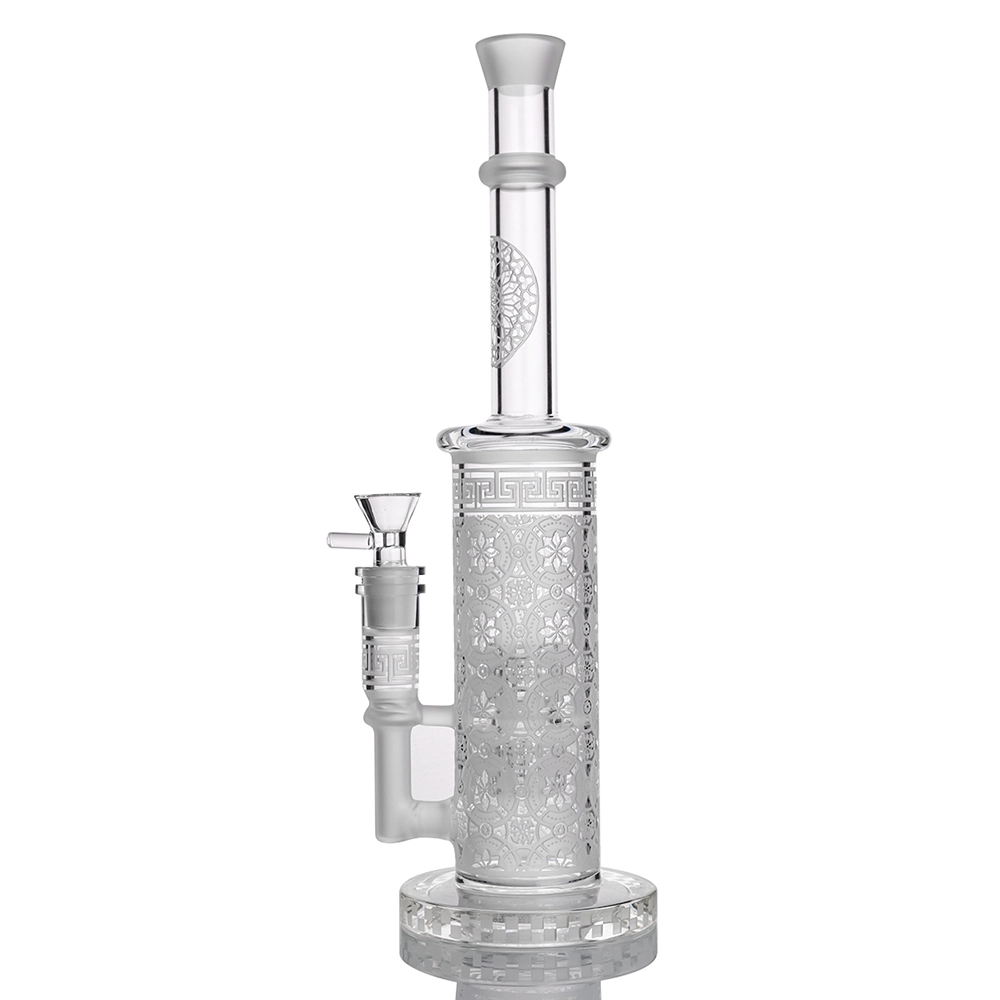 WATERPIPE SLIM NECK FROSTED 13.8INCH