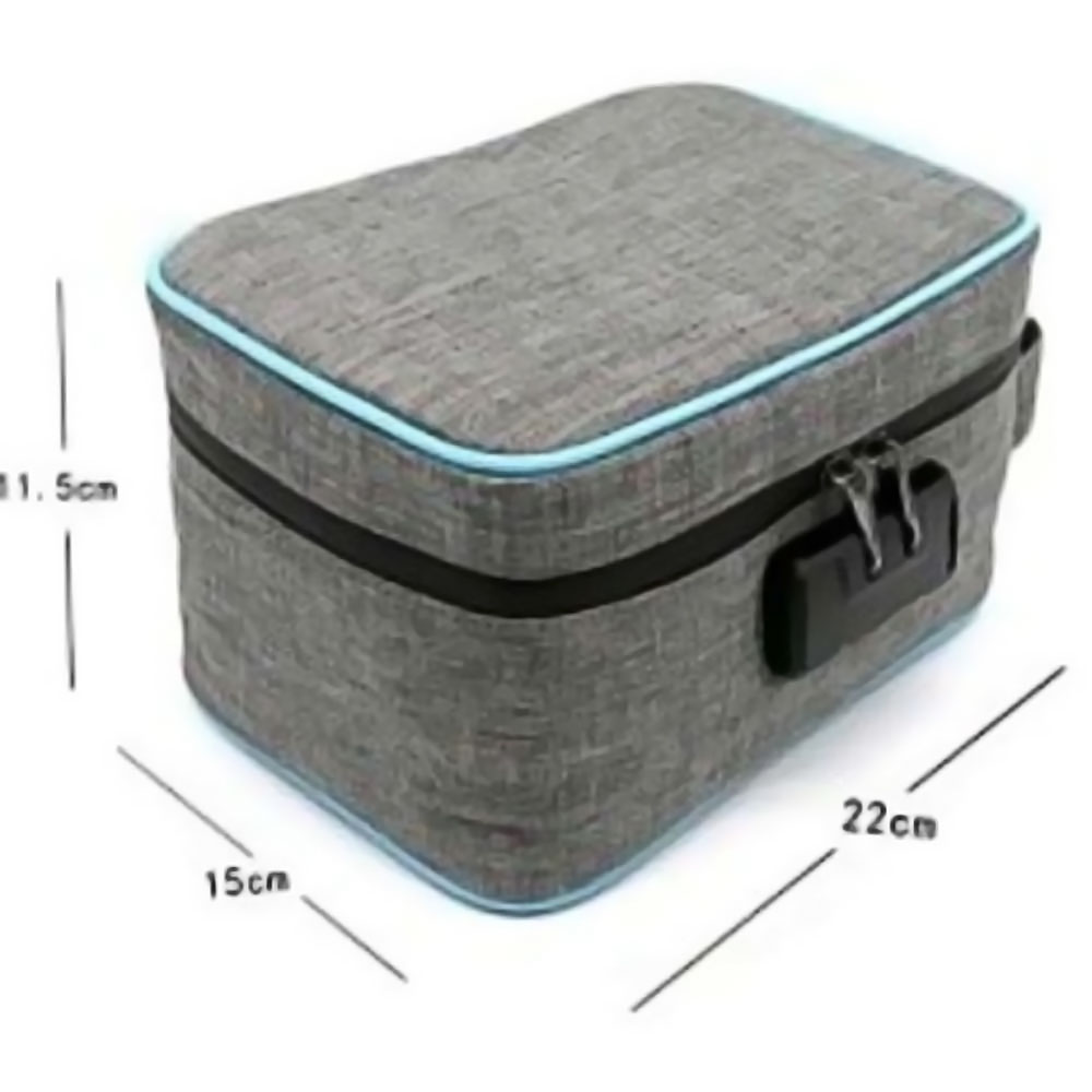 SMELL PROOF CASE WITH LOCK ASSORTED COLOR