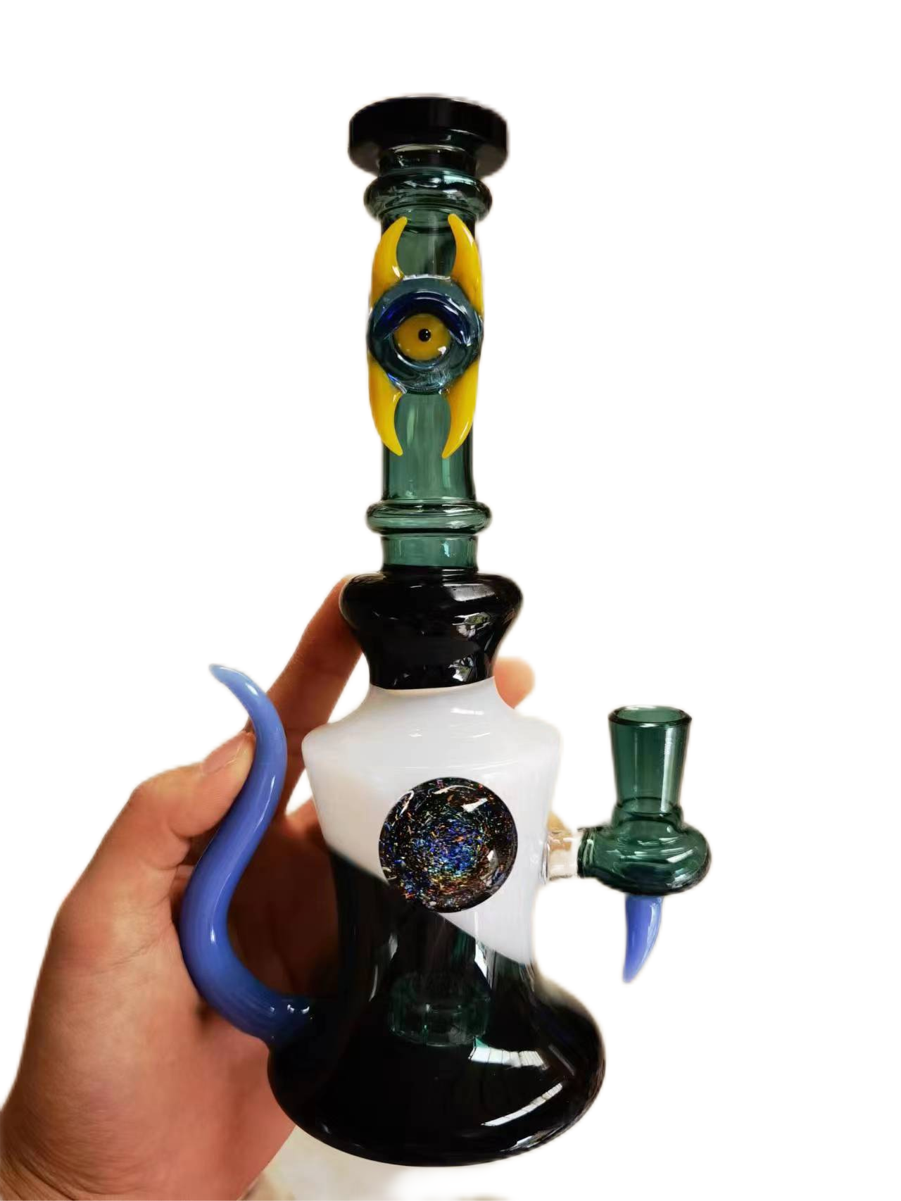 WATER PIPE EYE MONSTER DESIGN WITH GALAXY GEM