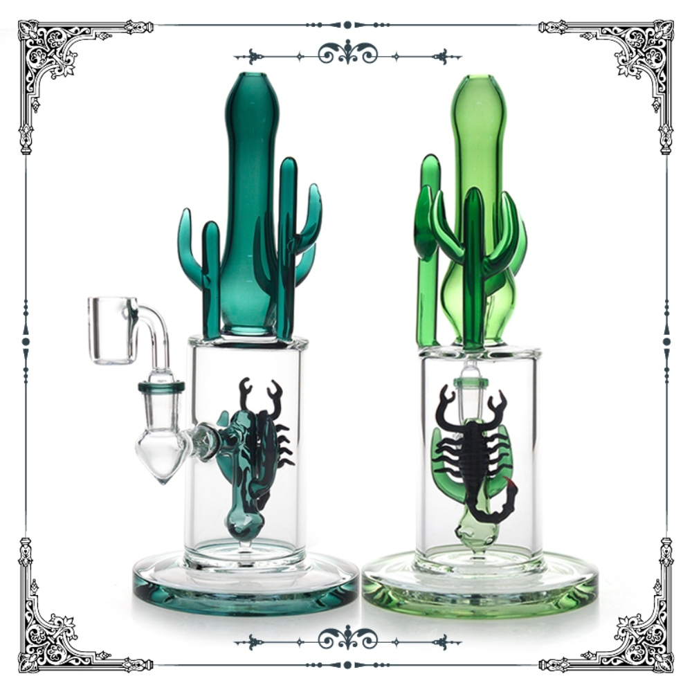 WATERPIPE 10" CACTUS WITH SCORPIO