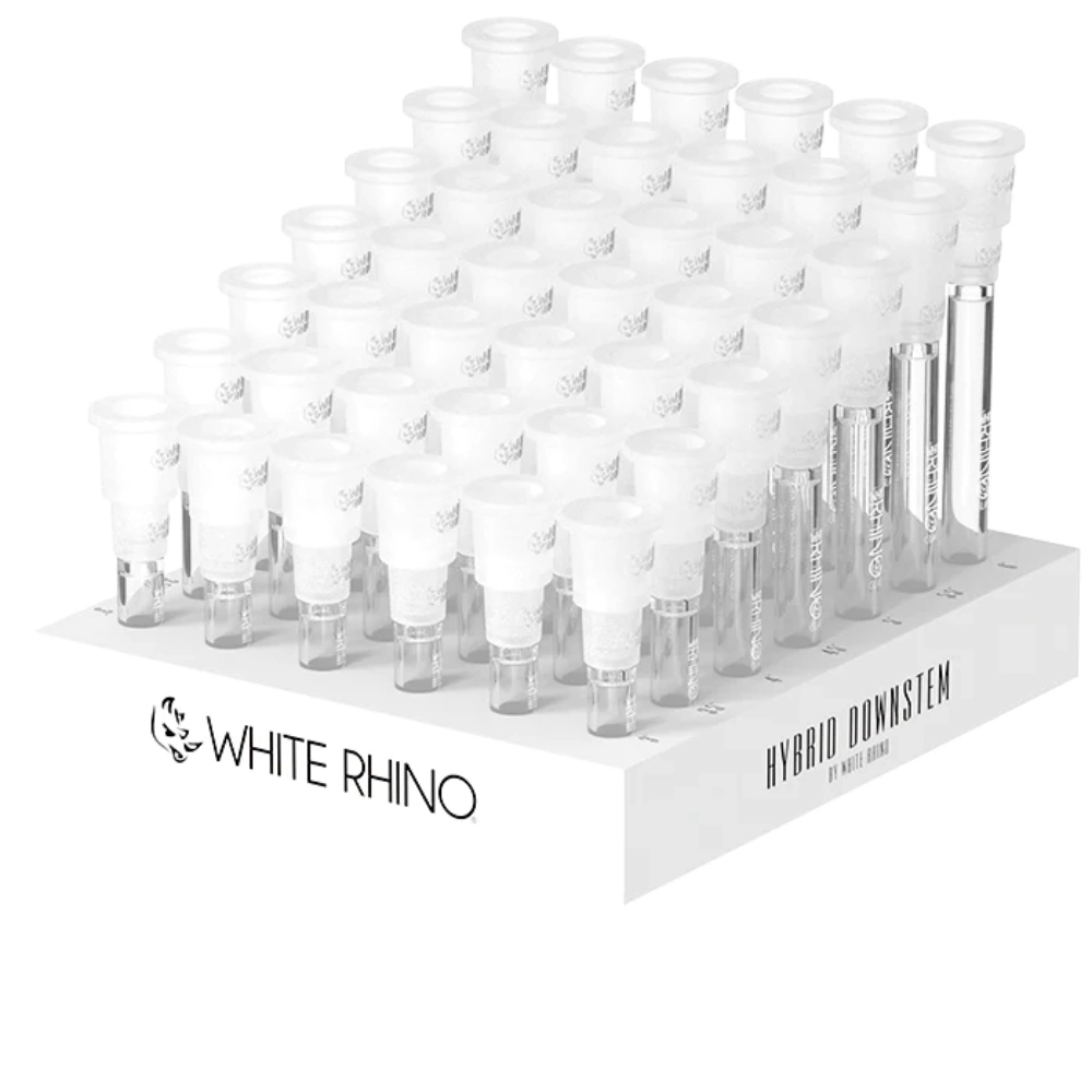 WHITE RHINO HYBRID DOWNSTEM - 49 COUNT DISPLAY