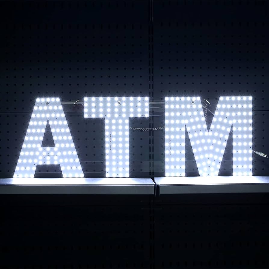 WINDOW SIGN 10*30" ATM