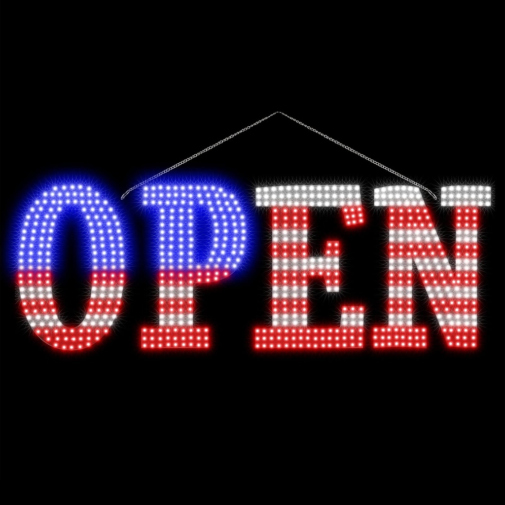 WINDOW SIGN SMALL OPEN FLAG