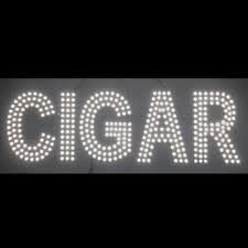 WINDOW SIGN 9*30" CIGAR