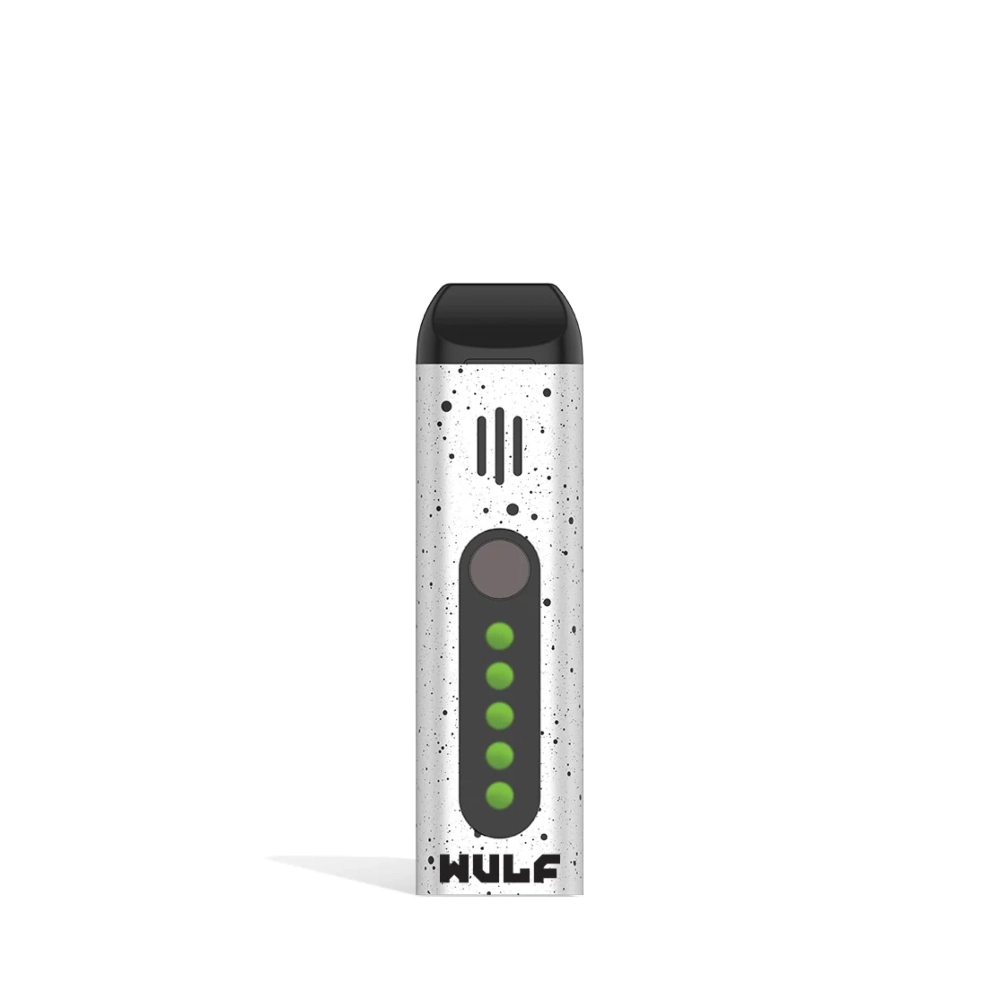 WULF MODS FLORA PORTABLE DRY HERB VAPORIZER BLACK WHITE SPATTER