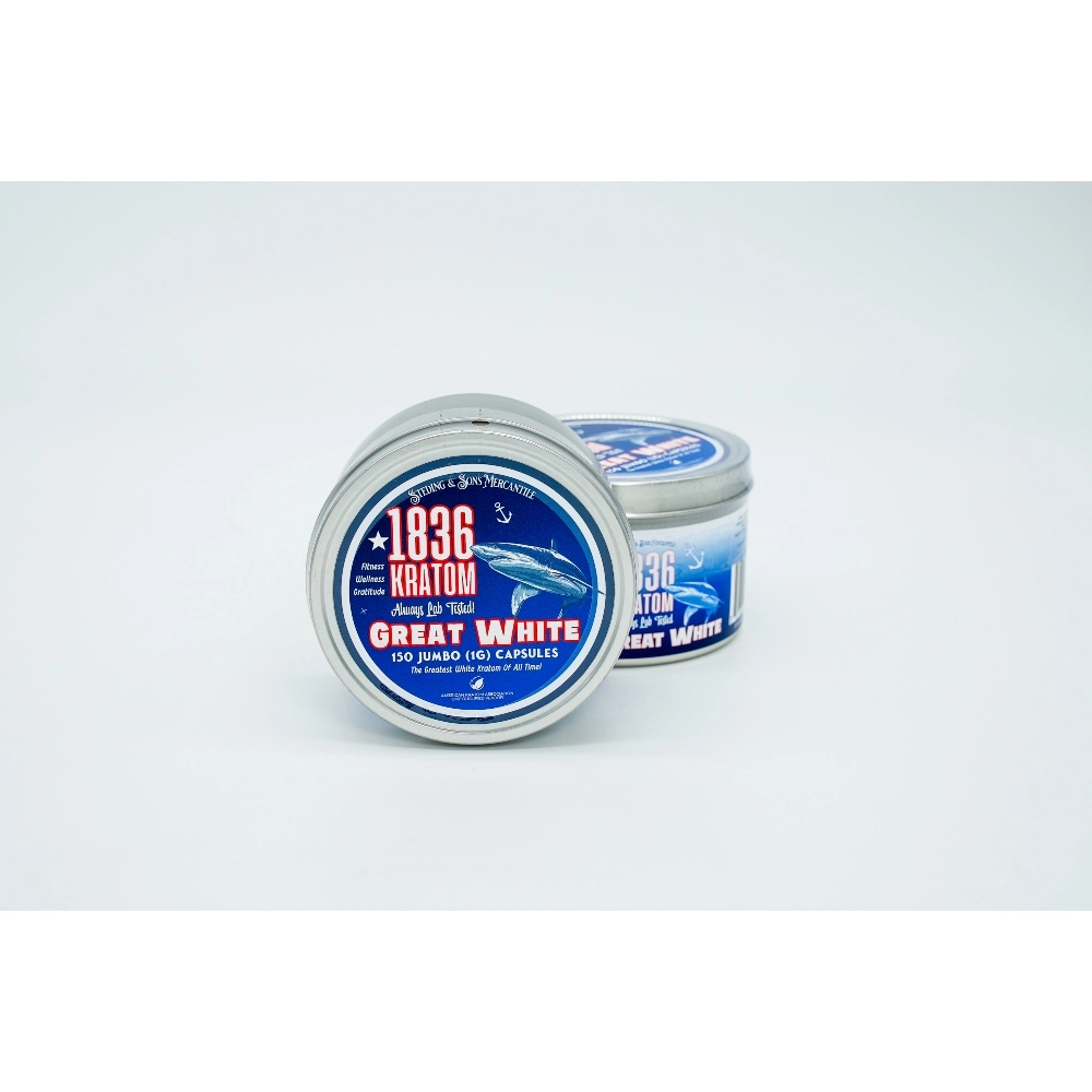 [Q-1077-01] 1836 150 JUMBO CAPSULE TINS (Great White)