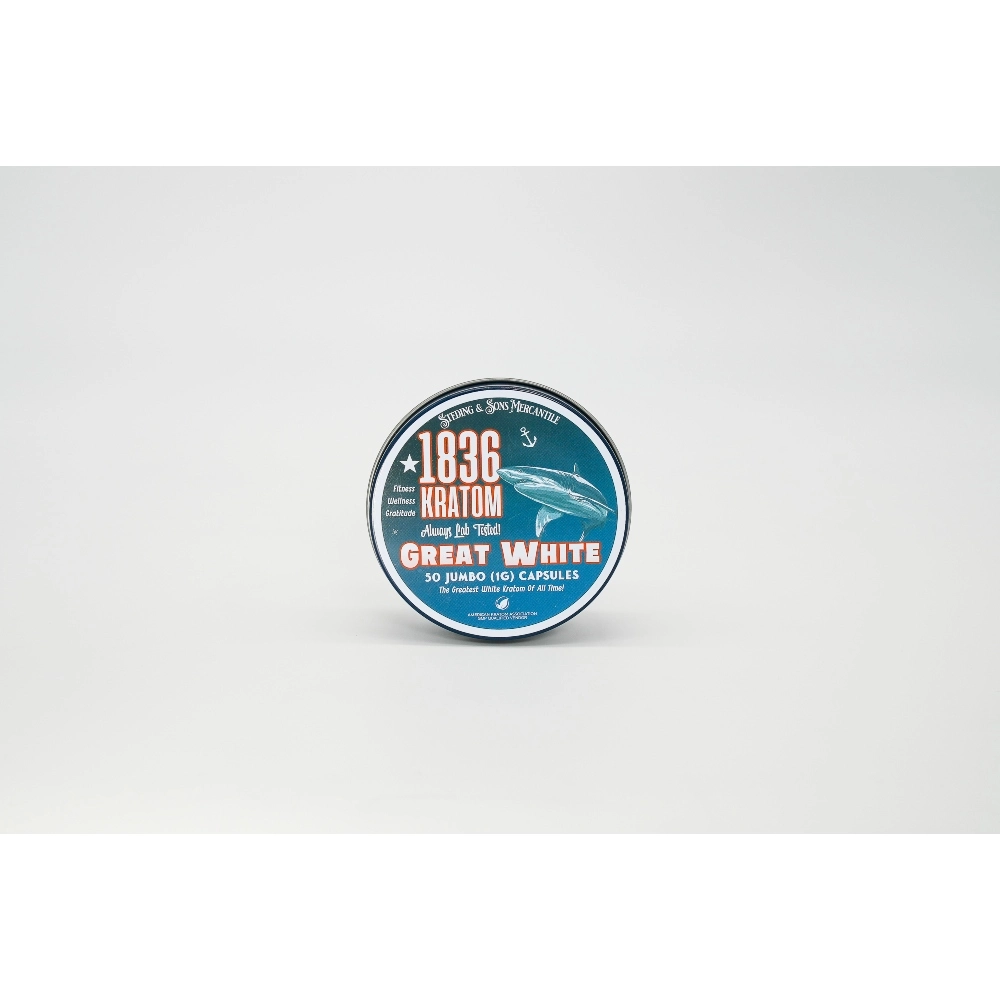 [Q-1081-01] 1836 50 JUMBO CAPSULE TIN (Great White)