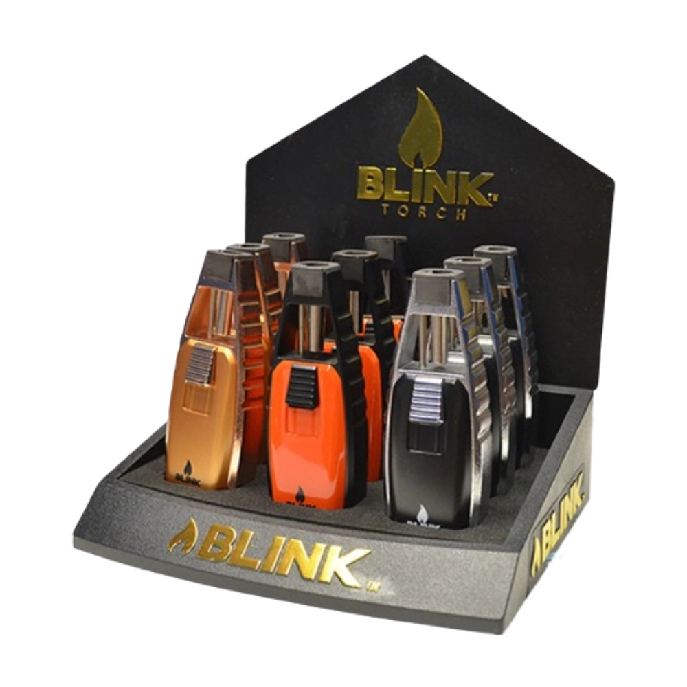 [Q-1443-01] BLINK DECO SINGLE FLAME TORCH 9PK DISPLAY (Sharpy)