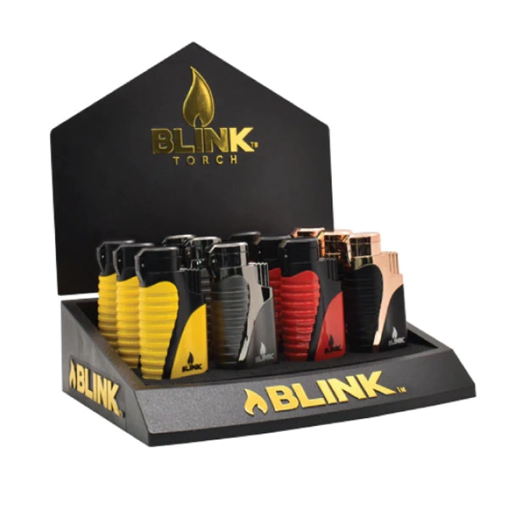 [Q-1445-01] BLINK DECO TRIPLE FLAME TORCH 12PK DISPLAY (Jazzer)