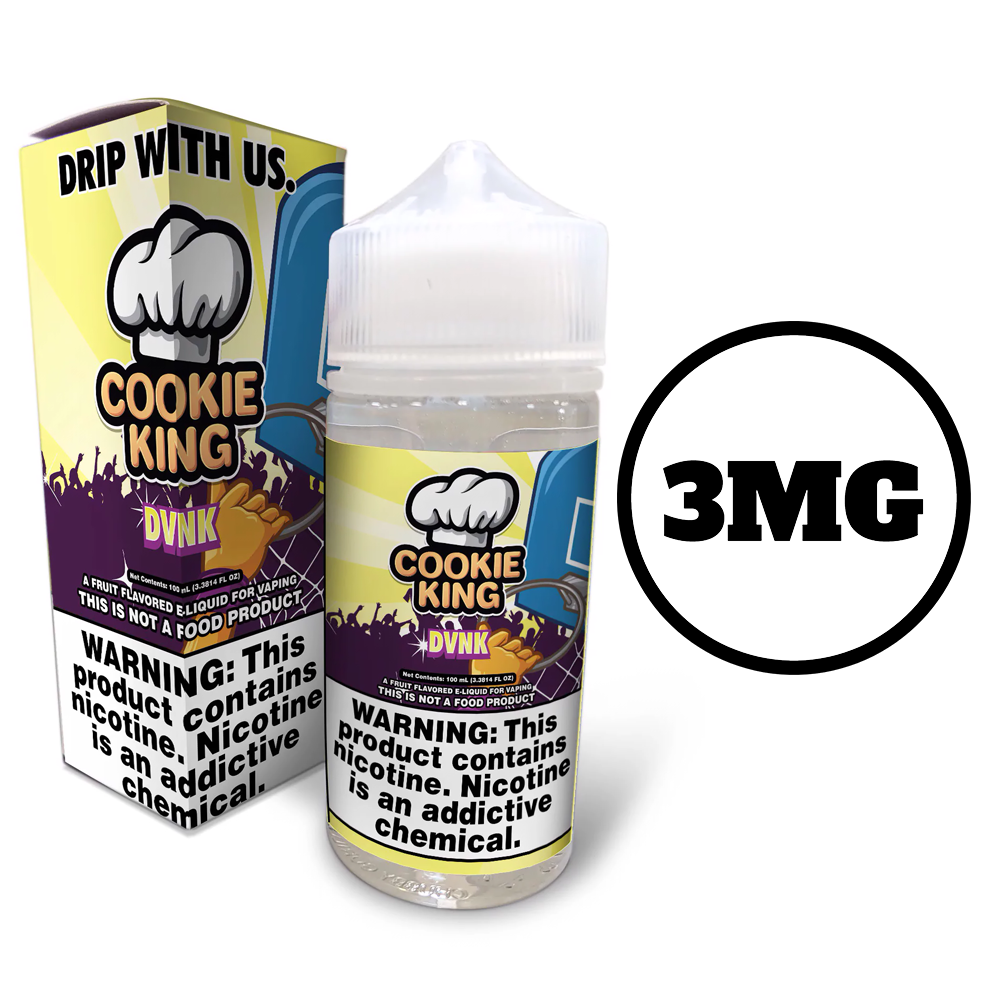 [Q-1642-01] COOKIE KING 100ML (3mg, DVNK)