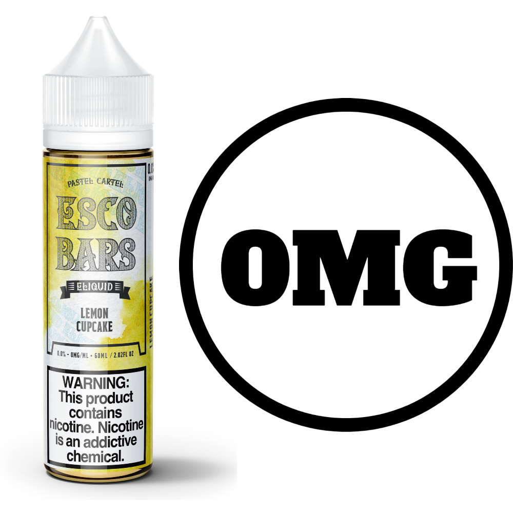 [Q-1909-01] ESCO BARS JUICE 60ML (0mg, Lemon Cupcake)