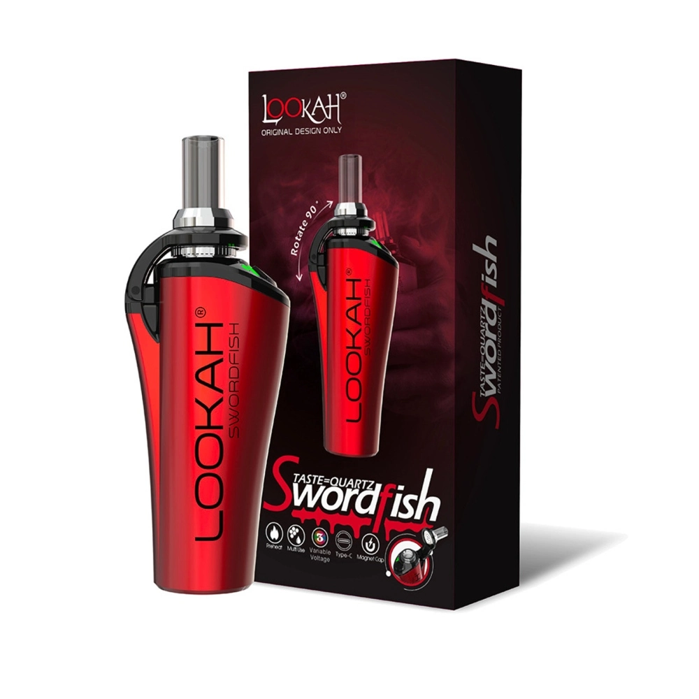 [Q-2765-01] LOOKAH SWORDFISH 950MAH DAB PEN VAPORIZER STARTER KIT (Red)