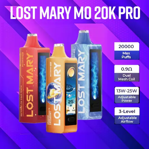 [Q-2769-01] LOST MARY MO20000 DISPOSABLE 18ML 5PK (Blue Baja Splash)