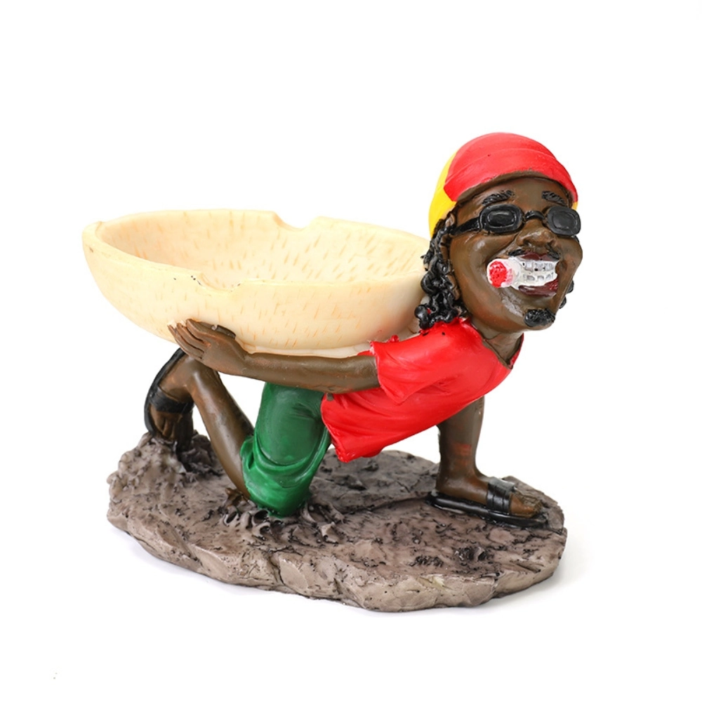 10CM RESIN ASHTRAY BOB MARLEY