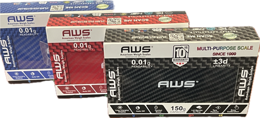 [Q-1282-01] AWS SERIES 150G X 0.01G CARBON FIBER (Black)