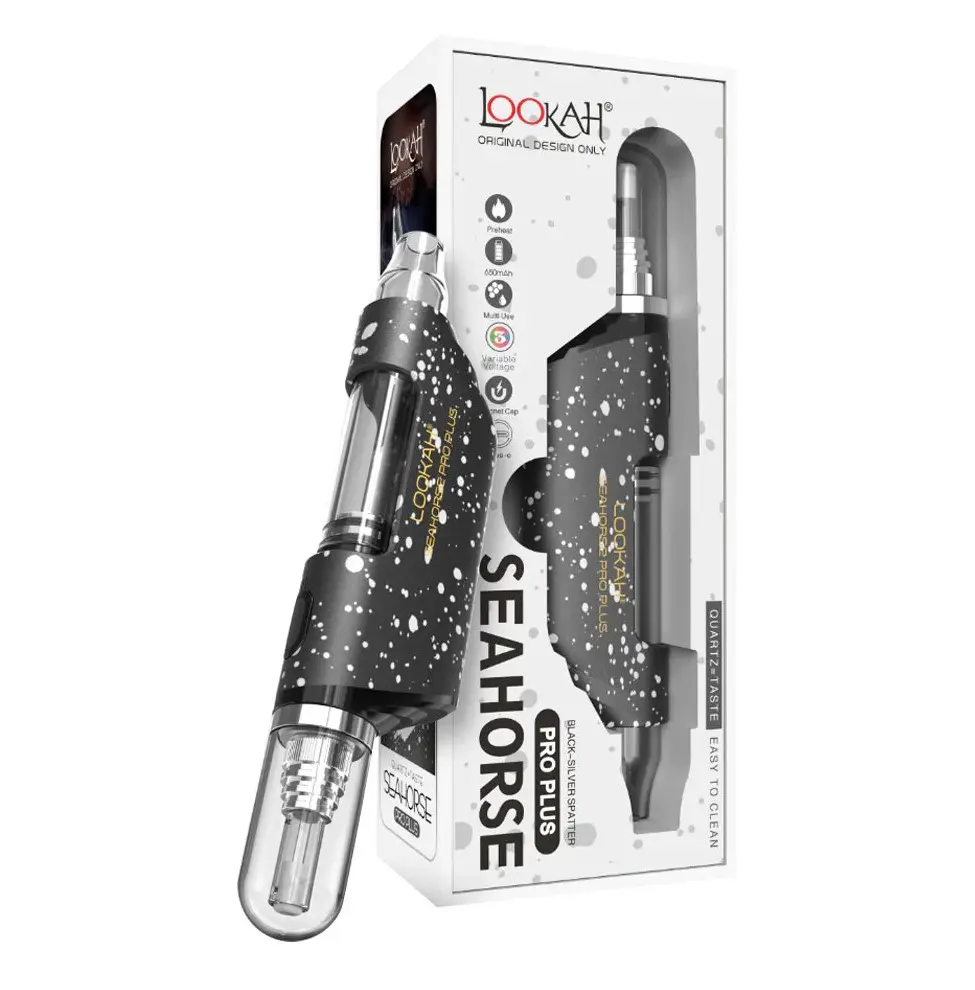 [Q-2761-02] LOOKAH SEAHORSE PRO PLUS 650MAH (Black Silver Spatter)