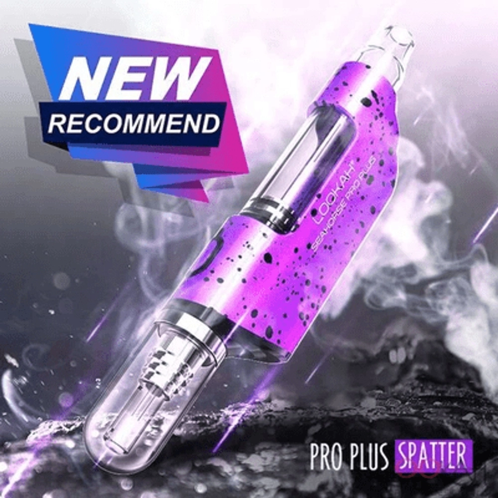 [Q-2761-07] LOOKAH SEAHORSE PRO PLUS 650MAH (Purple Black Spatter)