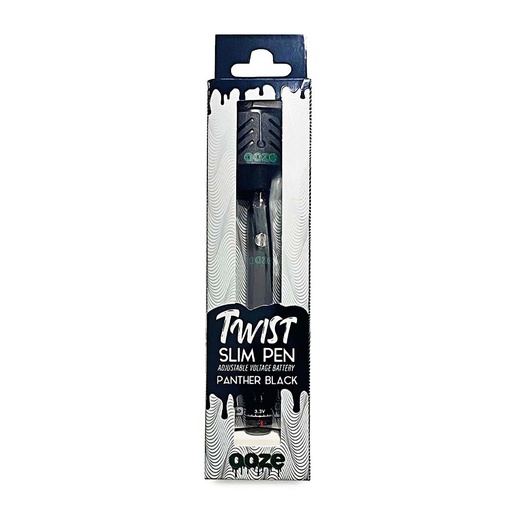 [Q-3015-02] OOZE SLIM PEN TWIST BATTERY + SMART USB (Black)