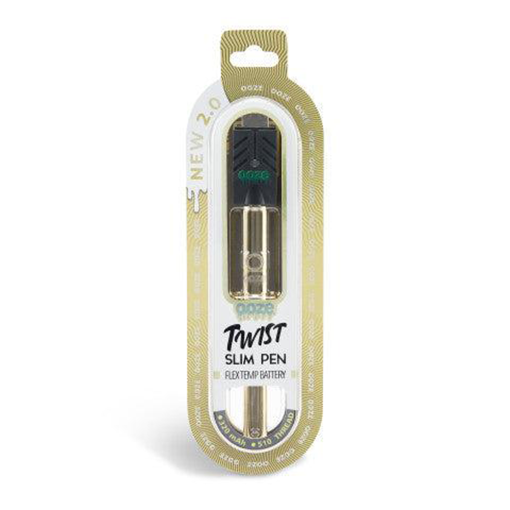 [Q-3016-03] OOZE SLIM TWIST 2.0 BATTERY (Gold)