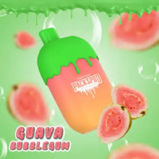 [Q-3039-01] PACKSPOD 12ML 5000 PUFFS 12ML (Guava Bubblegum)