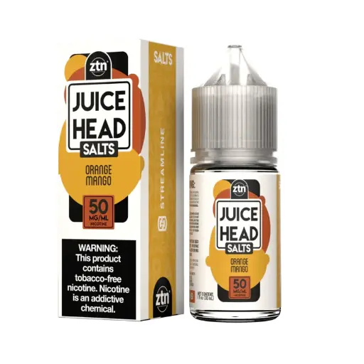 [Q-2672-04] JUICE HEAD SALT 30ML (50mg, Orange Mango)