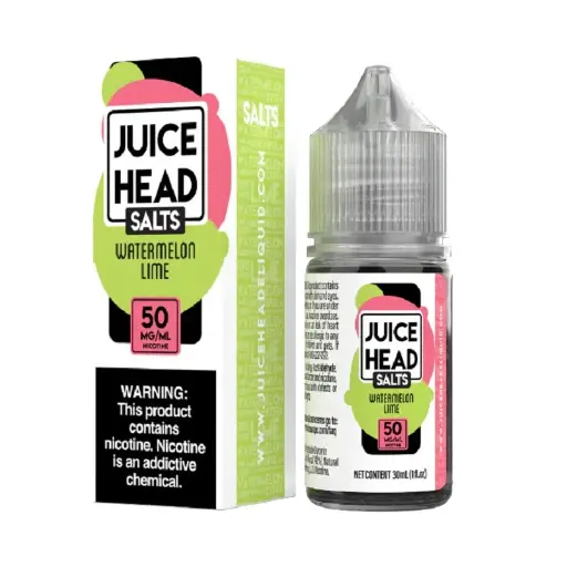 [Q-2672-10] JUICE HEAD SALT 30ML (50mg, Watermelon Lime)