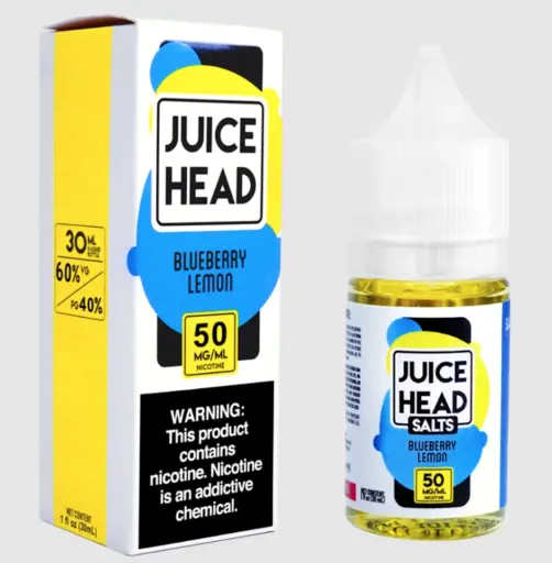 [Q-2672-16] JUICE HEAD SALT 30ML (50mg, Blueberry Lemon)