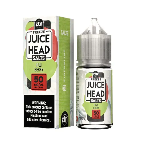 [Q-2669-12] JUICE HEAD FREEZE SALT 30ML (50mg, Kiwi Berry Ice)