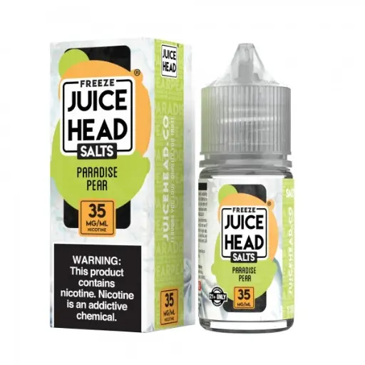 [Q-2669-13] JUICE HEAD FREEZE SALT 30ML (35MG, Paradise Pear Ice)