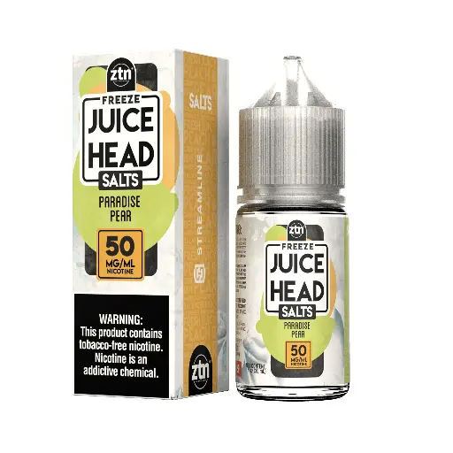 [Q-2669-14] JUICE HEAD FREEZE SALT 30ML (50mg, Paradise Pear Ice)