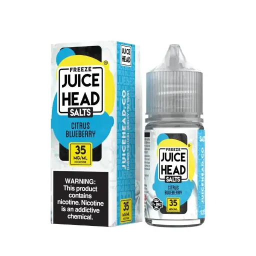 [Q-2669-15] JUICE HEAD FREEZE SALT 30ML (35MG, Citrus Blueberry Ice)