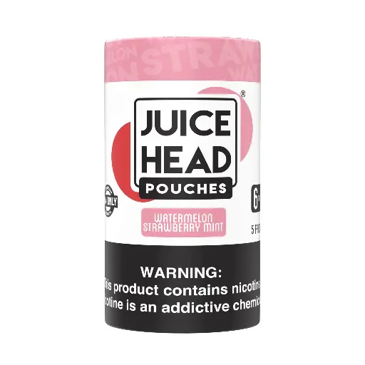 [Q-2671-03] JUICE HEAD POUCHES 5CT (6mg, Watermelon Strawberry)