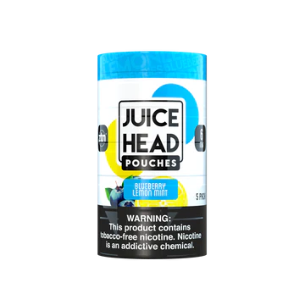 [Q-2671-06] JUICE HEAD POUCHES 5CT (12MG, Blueberry Lemon Mint)