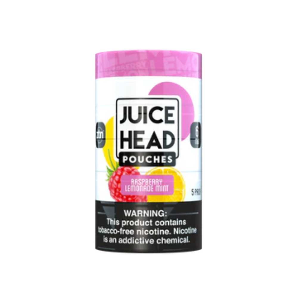 [Q-2671-08] JUICE HEAD POUCHES 5CT (12MG, Raspberry Lemonade Mint)