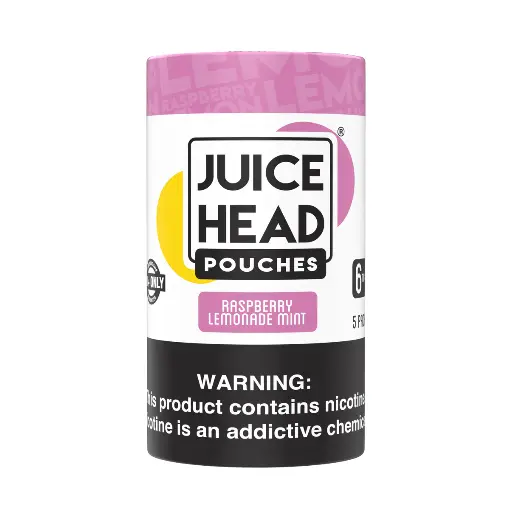 [Q-2671-07] JUICE HEAD POUCHES 5CT (6mg, Raspberry Lemonade Mint)