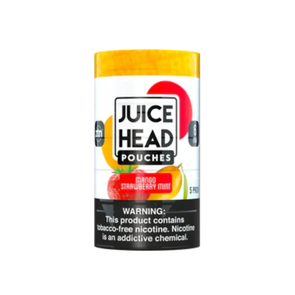 [Q-2671-09] JUICE HEAD POUCHES 5CT (6mg, Mango Strawberry Mint)
