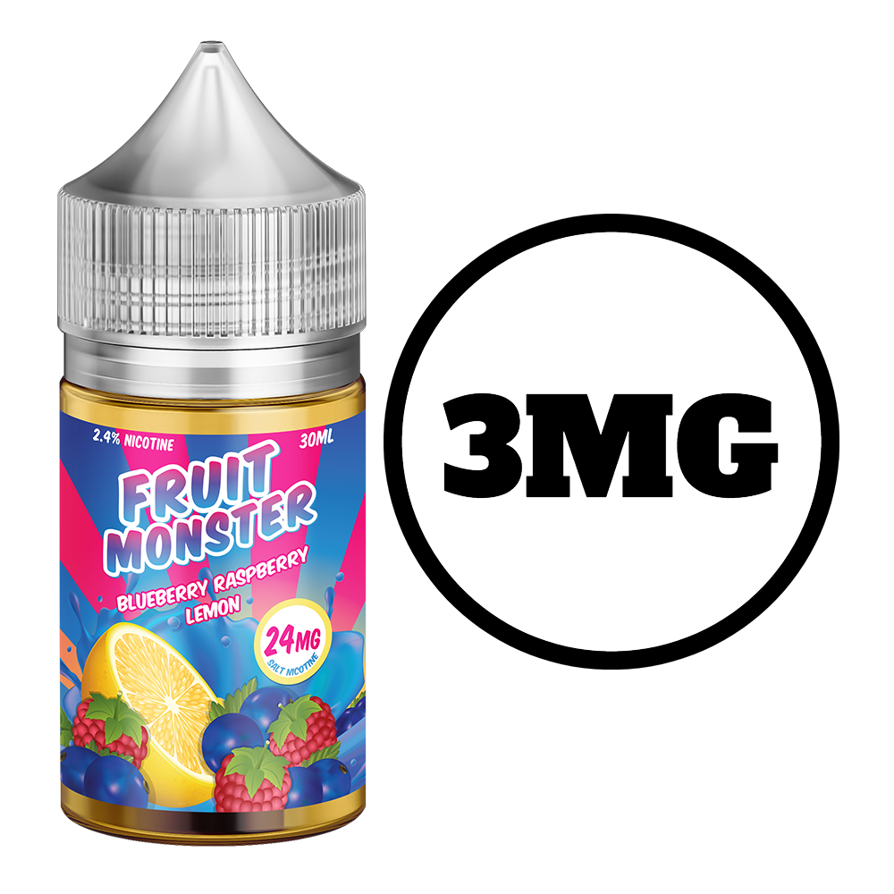 [Q-2025-02] FRUIT MONSTER 100ML (6mg, Blueberry Raspberry Lemon)