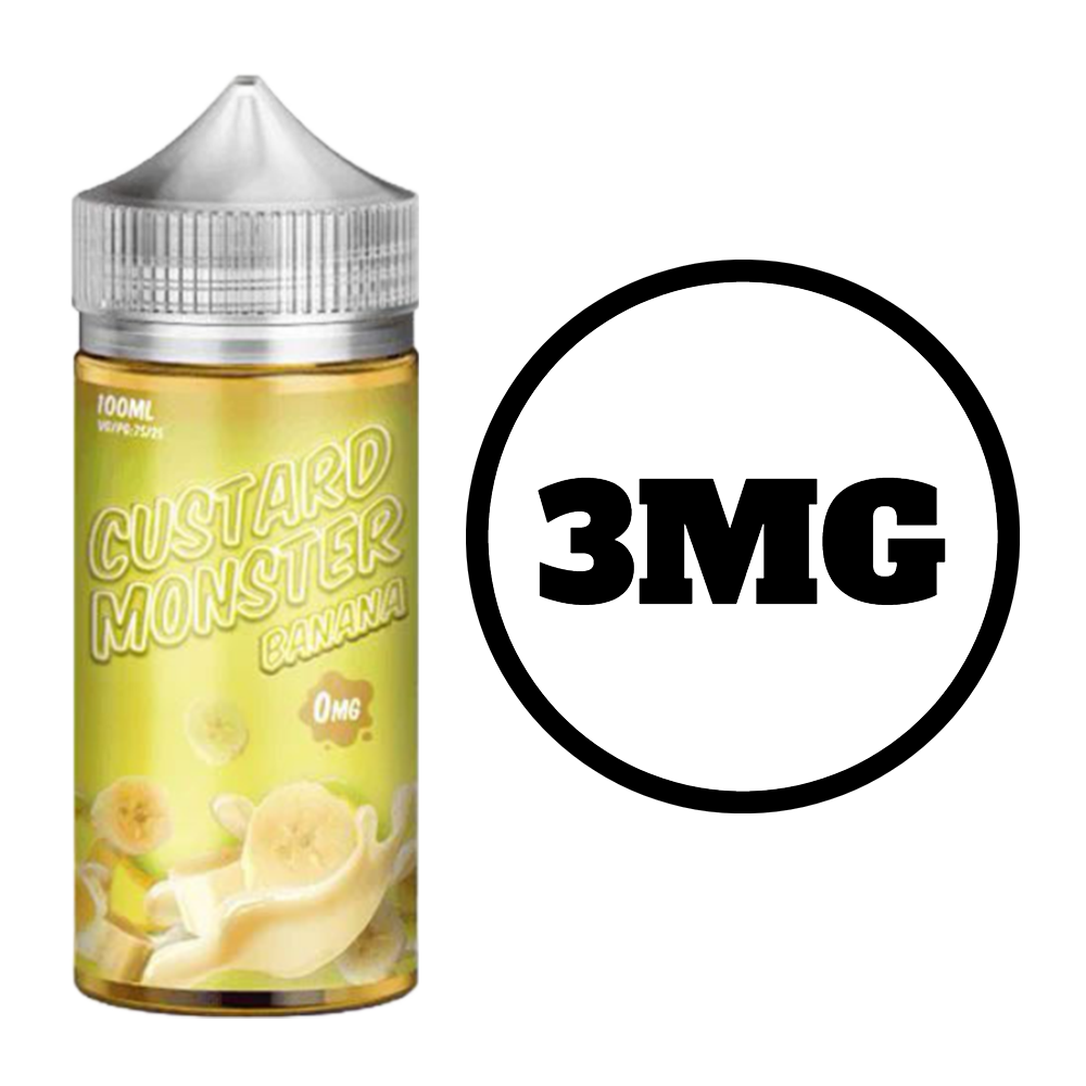 [Q-1670-09] CUSTARD MONSTER 100 (6mg, Banana)